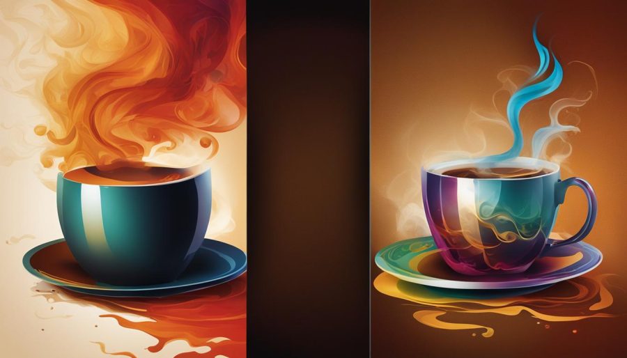 różnica między herbatą a kawą