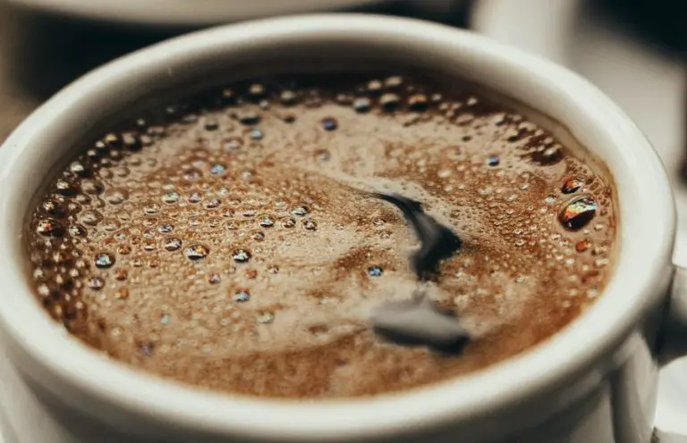 Close up photo of black coffee